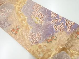 リサイクル 静香冬影色織出し袋帯